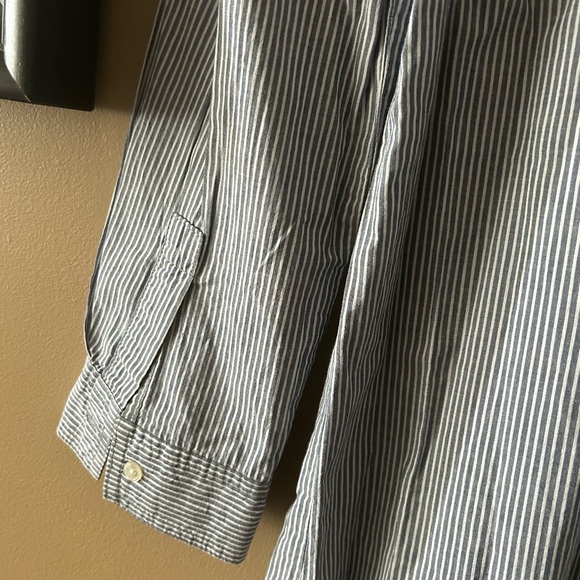 Blue Striped Tunic Dress - Picture 6 of 6